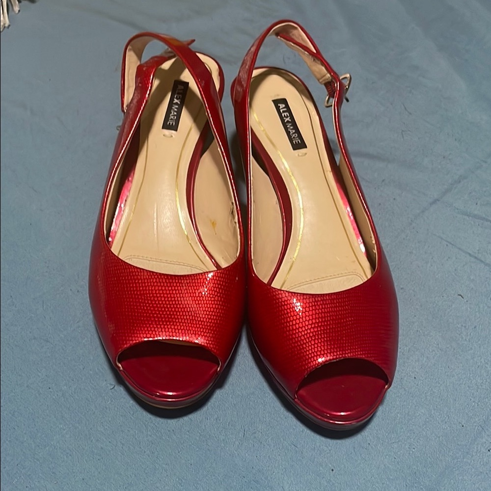Alex Marie Red Heels Elegant Design